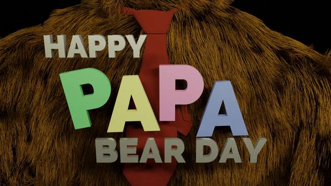 Papa Bear holiday image