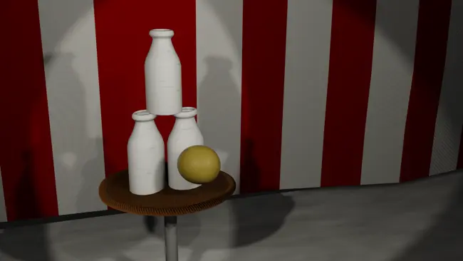 CG Circus Bottle Game